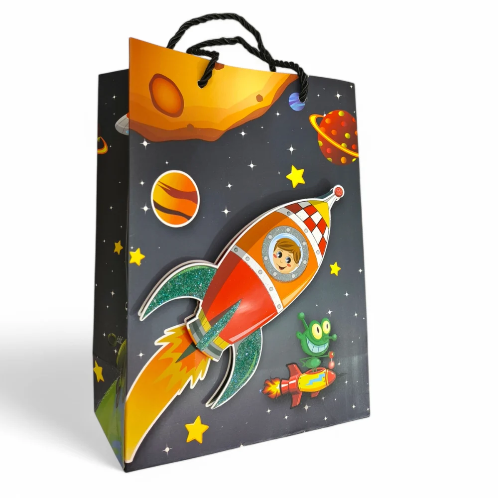 Space Theme 3D popout return gift bags