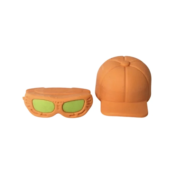 3D Cap and Goggles Shaped Erasers for Kids