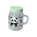 Cute Panda Jar Pencil Sharpener for Kids Compact Sharpener with Waste Collector