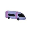 Train Shape Pencil Sharpener with Eraser | Cartoon Style Engine Design Stationery Combo