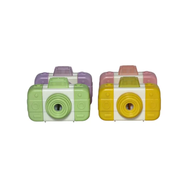 Camera Style Pencil Sharpener with Eraser | 2-in-1 Stationery Combo - Image 4