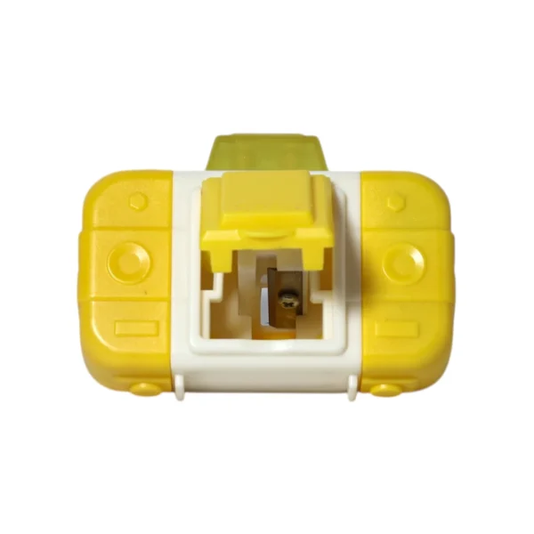 Camera Style Pencil Sharpener with Eraser | 2-in-1 Stationery Combo - Image 2