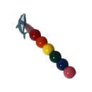 Fish Theme Topper Stackable Crayons | 7-in-1 Colorful Ball Crayon Set for Drawing & Coloring