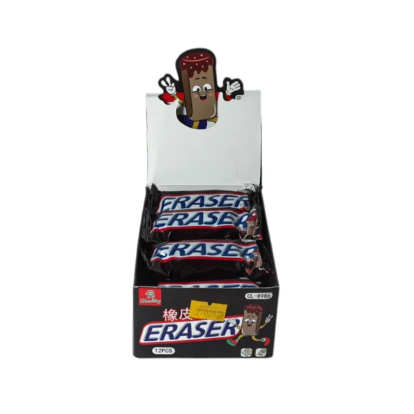 Chocolate Style Eraser | Unique Candy Wrapper Design | Fun & Functional - Image 2